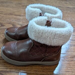 Carter's Boots with Faux Fur Trim